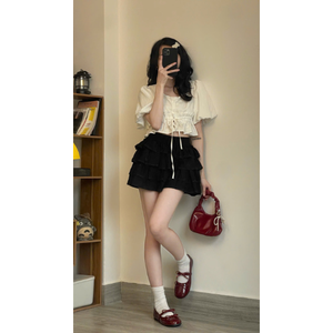 Good Quality Women's <b>Skirts</b> Breathable Tight Casual 100% Cotton A-Line Mini Oversized Latest Design OEM Service Vietnam Supplier - Product Image 2