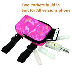 Bolsa holográfica de PU de 8 pulgadas, impermeable, para muslo, Carnaval - Product Image 3