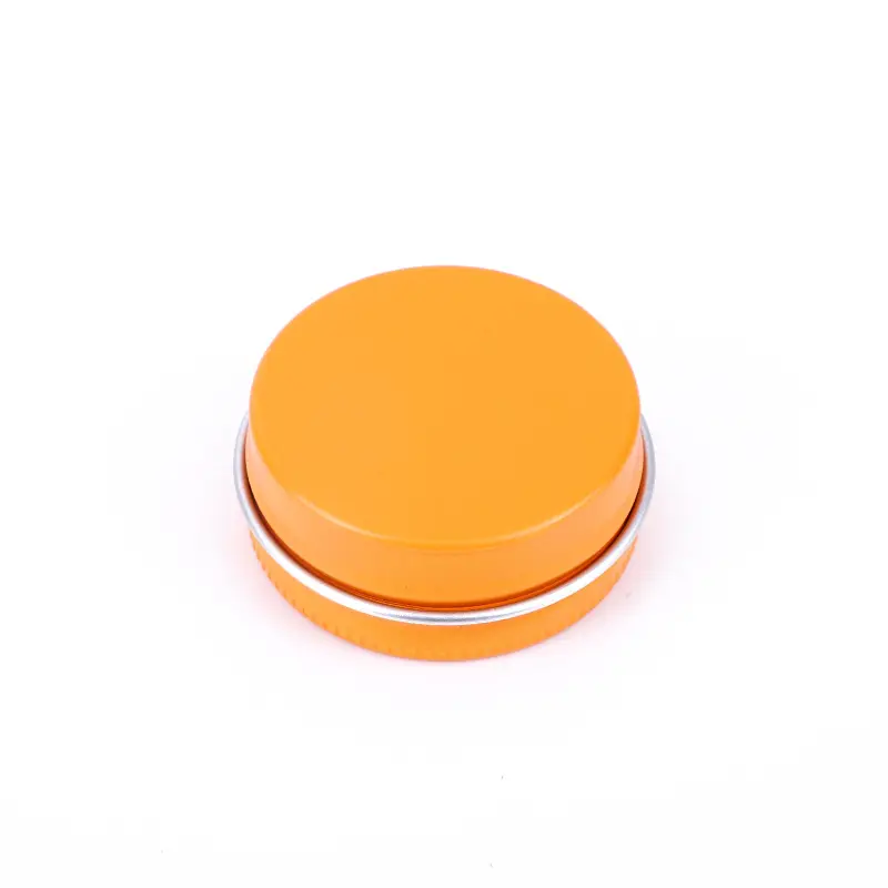 15g Gram ML Orange Sealed Threaded Small Aluminum Box Dispenser Box DIY Comfrey Ointment Can Bottle Jewelry Case