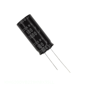 Condensateur traversant KMG200VB221M18X35LL en aluminium 220uF 20% 200V RADIAL, Distributeur agréé - Product Image 1