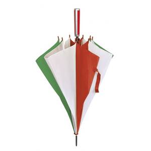 Parasol de plage avec drapeau italien D=103 cm, design élégant du drapeau italien pour une utilisation en extérieur - Product Image 2