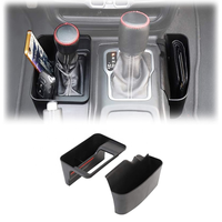 Spedking Boîte de rangement latérale de console de changement de vitesse de haute qualité pour Jeep Wrangler JL 2018 + Boîte de rangement de changement de vitesse