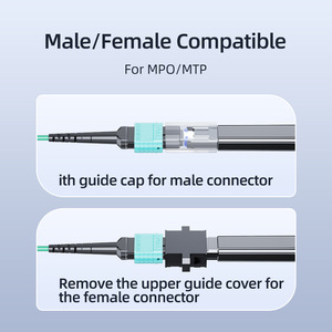 ปากกาทำความสะอาดใยแก้วนำแสงแบบคลิกเดียว สำหรับขั้วต่อ MPO/MPT  ชุดทำความสะอาดปลายสายใยแก้วนำแสง FTTH - Product Image 3