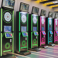 Machine de jeu de fléchettes Network Challenge à monnayeur, avec double écran HD vertical, cible de fléchettes électrique pour bars, clubs et salles d'arcade