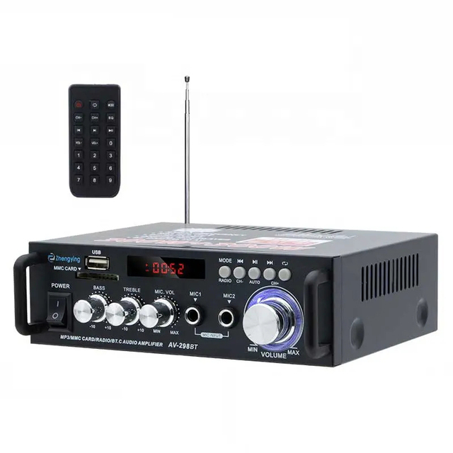 AV-298BT Wireless BT 2.0Stereo Audio Amplifier