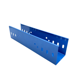 Plateau de câblage industriel et scolaire grand format, ignifuge, galvanisé et thermolaqué, personnalisable, marque HF, 600x150mm, 80 pièces - Product Image 2