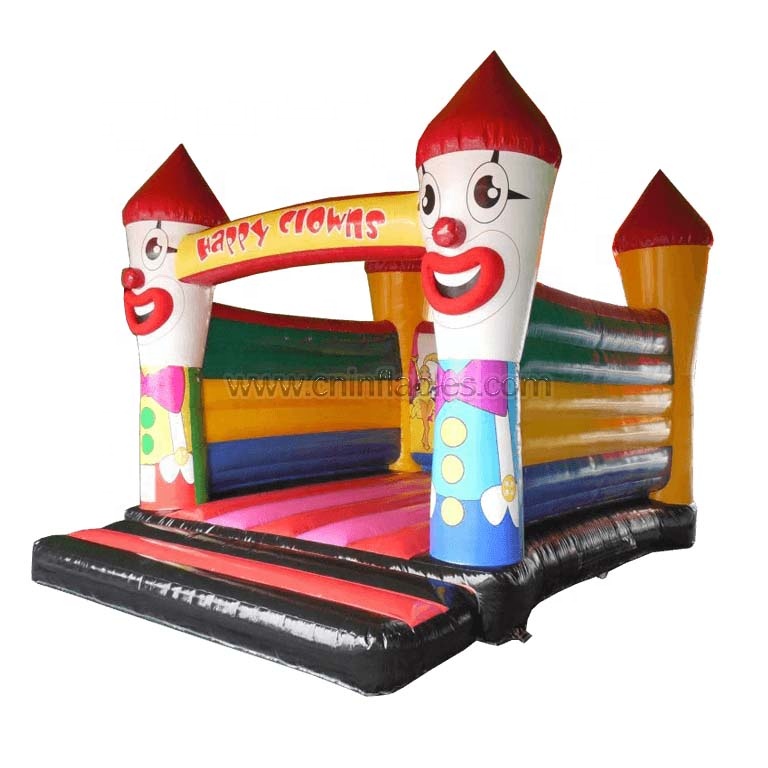 Orient Inflatables garden party inflatable happy clown bouncing jumper circus bouncy castle
