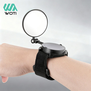 Yueli Wrist Mounted Bicycle Rearview <b>Mirror</b> 360 Degree Rotate Black For Mountain Bikes - Product Image 1