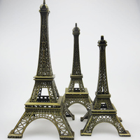 Statue en métal antique de tour Eiffel pour le bureau de chambre décorative pour la décoration de bureau à la maison support de table décoration de fête