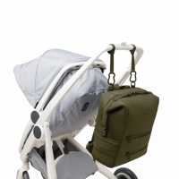 Sac à langer écologique imperméable en néoprène véritable, grande capacité, sacs à langer pour maman et papa