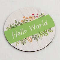 Bébé mensuel jalon cartes signe cercles en bois disques nouveau-né photographie accessoire, grossesse voyage naissance annonce signe