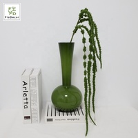 Nouvelle Arrivée 112cm Amaranthus Artificiel en Mousse, Feuillage Suspendu Vert pour Composition Florale de Mariage