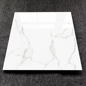 Đầy đủ cơ thể tráng men cao glossy gạch sàn carrara trắng đá sứ gạch đá cẩm thạch kết cấu phòng tắm nhà bếp nội thất phòng - Product Image 1