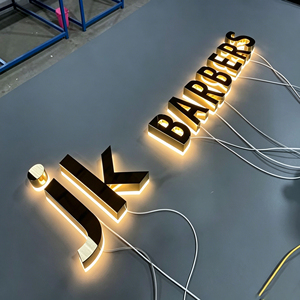 ป้ายกาแฟ LED ส่องสว่าง ตัวอักษรอะคริลิคสีทอง สำหรับติดตั้งภายในอาคาร แสงสีขาวอบอุ่น 2700K เหมาะสำหรับร้านค้าปลีก - Product Image 3