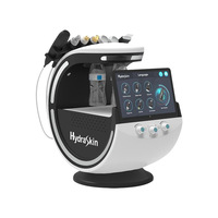 Appareil de bureau professionnel d'analyse cutanée à bulles thermiques hydrogène-oxygène HydraSkin Smart Ice-Blue Pro pour l'élimination des pigments et le nettoyage
