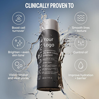 Sérum Exfoliant Liquide à 2% d'Acide Salicylique BHA Marque Blanche, Contrôle du Sébum, Désobstrue les Pores, Améliore les Points Noirs, Sérum Facial OEM ODM