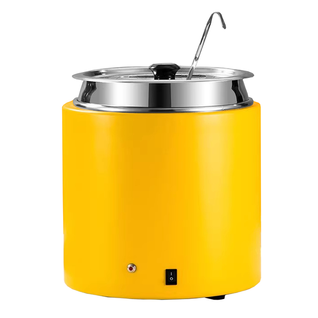 YITIAN 10L Modern Commercial Dry Heat Soup Warmer for Catering and Restaurant Heating Yellow Soups and Foods