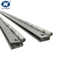Charnière de porte robuste en acier inoxydable, charnière piano à rangée longue, vente en gros Chine