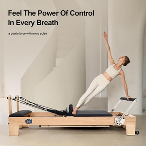 Bán Buôn Tùy Chỉnh Thương Mại Yoga Chuyên Nghiệp Tập Thể Dục Maquina Thiết Bị Reformador Cama De Giường Gỗ Máy <span class=keywords><strong>Pilates</strong></span> Cải Cách - Product Image 2