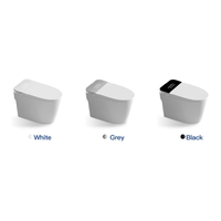 Siège de toilette intelligent en céramique à détection automatique mains libres, avec fonction de fermeture douce et séchage à air chaud – Nouvelle Arrivée pour l'intérieur de villa