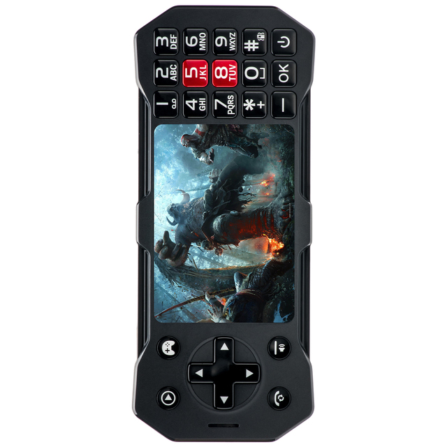 Unique Gaming Mobile Phone with Hundreds Popular Games Three Sim Cards 2.8 Inch Screen Gsm Unlocked Feature Phone