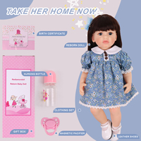 Ungiftige Silikon kautschuk Bebe Reborn Puppen für Kinder Mädchen Silicon Recien Nacido Neugeborene Baby Bonecas Reborn Infantil