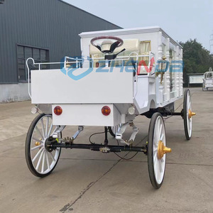 Zhenda Factory Outlet White Special Transportation Funeral Hearse Vehicle Coffin Car Luxury Funeral Limousine Classic Hearse - Product Image 6