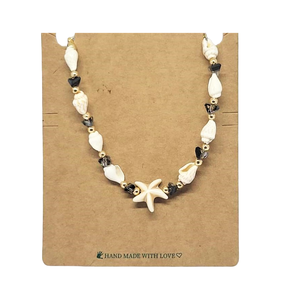 Collier Pendentif Bohème Fait Main avec Perles, Bijou Ethnique pour Femme, Accessoire de Mode en Perles de Rocaille, Idéal pour un Cadeau de Mariage – Nouvelle Collection - Product Image 1