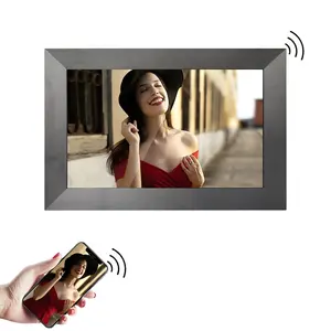Álbum de fotos eletrônico inteligente usingwin, 10.1 polegadas, rotação automática, moldura digital para decoração de casa