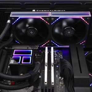 ชุดระบายความร้อนซีพียู Thermal-right Frozen 240/360 WH/BL ARGB AIO แบบน้ำหล่อเย็น พร้อมแบริ่งเหลว ทองแดง อลูมิเนียม ของใหม่ - Product Image 5