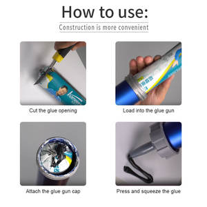 Kameier ปืนยิงกาวซิลิโคนอุณหภูมิสูง E400สำหรับแผงคอมโพสิตอลูมิเนียมและหน้าต่างโครงสร้างสำหรับบรรจุ - Product Image 6