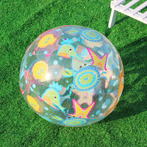 Vente en gros <span class=keywords><strong>piscine</strong></span> jouets gonflable <span class=keywords><strong>pas</strong></span> <span class=keywords><strong>cher</strong></span> publicité imprimé logo PVC ballon de plage personnalisé ballons de plage pour enfants - Product Image 1