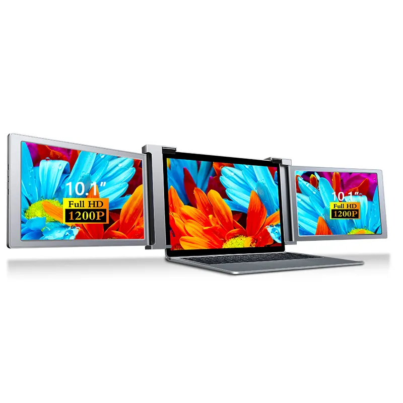 Factory wholesale 2k portable monitor Dual & Triple Displays Screen Laptop USB type C laptop monitor extension