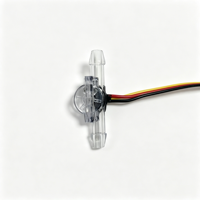 Sensor de Flujo de Líquido de Efecto Hall Dedicado para Máquinas de Café, 5V 60-1000mL/min, Salida de Pulso, para Preparadores de Té, Dispensadores de Leche y Agua