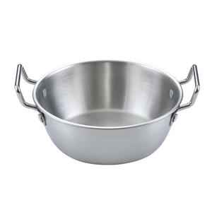 Stainless Steel Bowl With Handles SUS304 Hotel Party Use Solid Color - Product Image 2