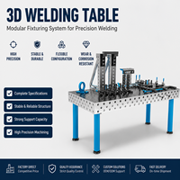 Plateforme de soudage 3D flexible de haute précision, table de soudage modulaire en fonte pour soudage manuel et robotisé