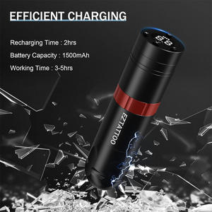 Vente en gros de stylo EZ Tattoo Caster S <span class=keywords><strong>Machine</strong></span> Capacité de la batterie 1500mAh Longueur de course de 3.5mm Stylo de <span class=keywords><strong>tatouage</strong></span> <span class=keywords><strong>sans</strong></span> <span class=keywords><strong>fil</strong></span> pour débutants - Product Image 5