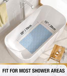 Alfombrilla Antideslizante para Baño de Goma TPE Ecológica, Alfombrillas Antideslizantes para Ducha, Gran Venta 2026 - Product Image 2