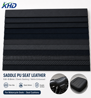 Cuir semi-PU gaufré mat antidérapant à fond élastique de 0,6 à 0,8 mm pour sièges de vélo, de moto et d'extérieur