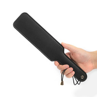 Fouet de Punition Léger en Cuir PU Noir de Haute Qualité, Style Minimaliste, pour Entraînement de Couple Adulte SM, Accessoire Alternatif