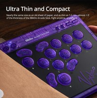 Manette Arcade 8BitDo Filaire, Sans Fil Bluetooth, 2.4G, Interrupteurs Mécaniques à Profil Bas pour Nintendo Switch 2 Windows