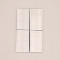 Chine nouveau design vente en gros KNX 4 gangs bouton poussoir en métal interrupteur d'éclairage mural intelligent tactile complet interrupteur intelligent