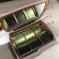 Palette de maquillage multifonctionnelle populaire six couleurs : illuminateur, fard à joues, fard à paupières – Cosmétique tout-en-un personnalisable