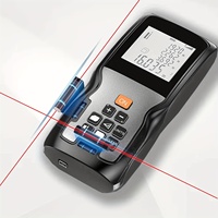 Laser de mesure de distance 40M multifonction, règle laser de mesure, écran LCD rétroéclairé avec commutation des unités améliorée (M/in/FT/FT+in)