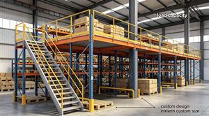 Heavy Duty Warehouse Steel Mezzanine <b>Floor</b> System for Storage Expansion - Product Image 4