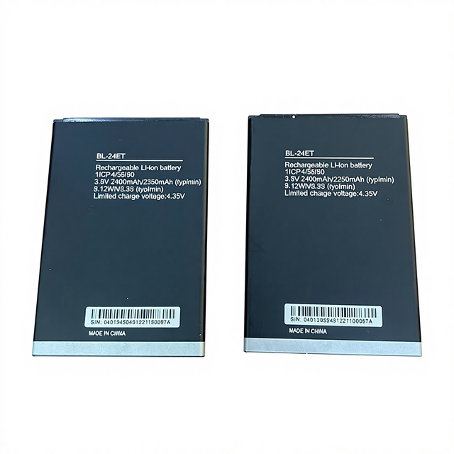 High Quality Mobile Phone Battery BL-24ET 2400mAh Rechargeable Lithium Battery Black/Silver Pro A58 A05S Models Stock