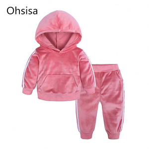 Fábrica Alta Qualidade Quente Manga Longa Criança Criança Criança Roupas Conjuntos Inverno