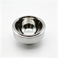 Réflecteur LED à lampe unique personnalisé, usinage CNC de précision en alliage d'aluminium pour zones humides, usine ODM