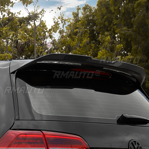 Aileron de toit arrière noir / aspect carbone pour Volkswagen VW MK7 GOLF 7 / 7.5 / R 2014-2019 Spoiler arrière Styling automobile - Product Image 3