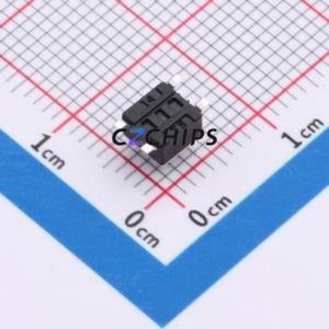 ZX-QC4545-4.3TP Tactile Switch SMD-4P,4.5x4.5mm Switch Single Pole Single Throw Round Button 2.6N Vertical Mount - Product Image 2